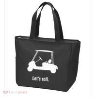 Funny Golf Cart LetS Roll Tote Bag thumb 3