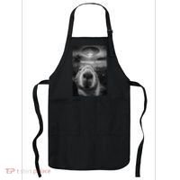 Funny Graphic Capybara Selfie With Ufos Weird Apron thumb 0