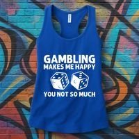Funny Gambling Casino Lovers Gambler Las Vegas Meaningful Gift Women's Tank Top thumb 3