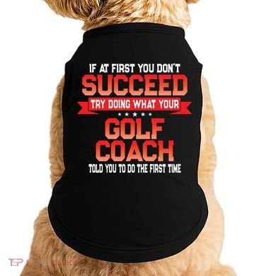 Fun Golf Coach Gift Funny Golfing Coaches Quote Great Gift Doggie Tank