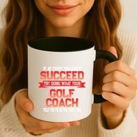 Fun Golf Coach Gift Funny Golfing Coaches Quote Great Gift Coffee Mug thumb 3