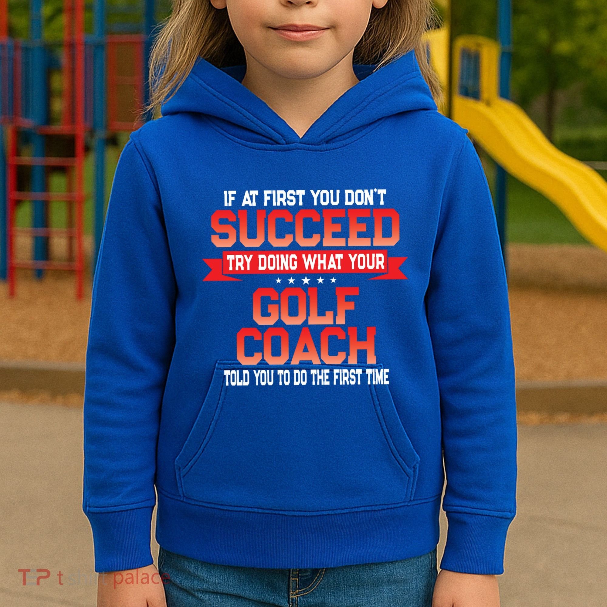 Fun Golf Coach Gift Funny Golfing Coaches Quote Great Gift Kids Hoodie