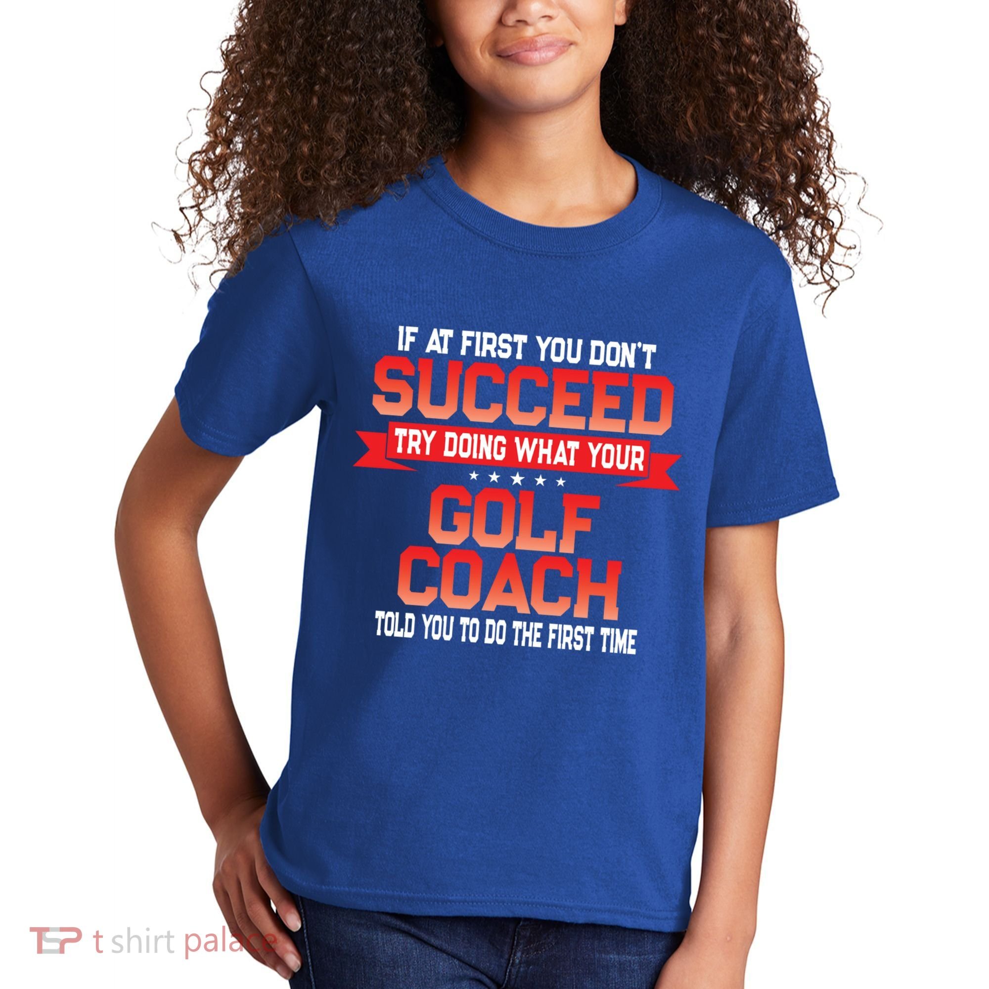 Fun Golf Coach Gift Funny Golfing Coaches Quote Great Gift Kids T-Shirt