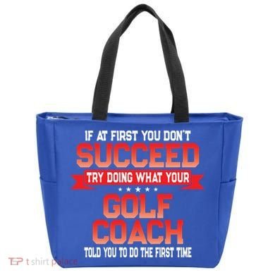Fun Golf Coach Gift Funny Golfing Coaches Quote Great Gift Tote Bag