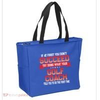 Fun Golf Coach Gift Funny Golfing Coaches Quote Great Gift Tote Bag thumb 2
