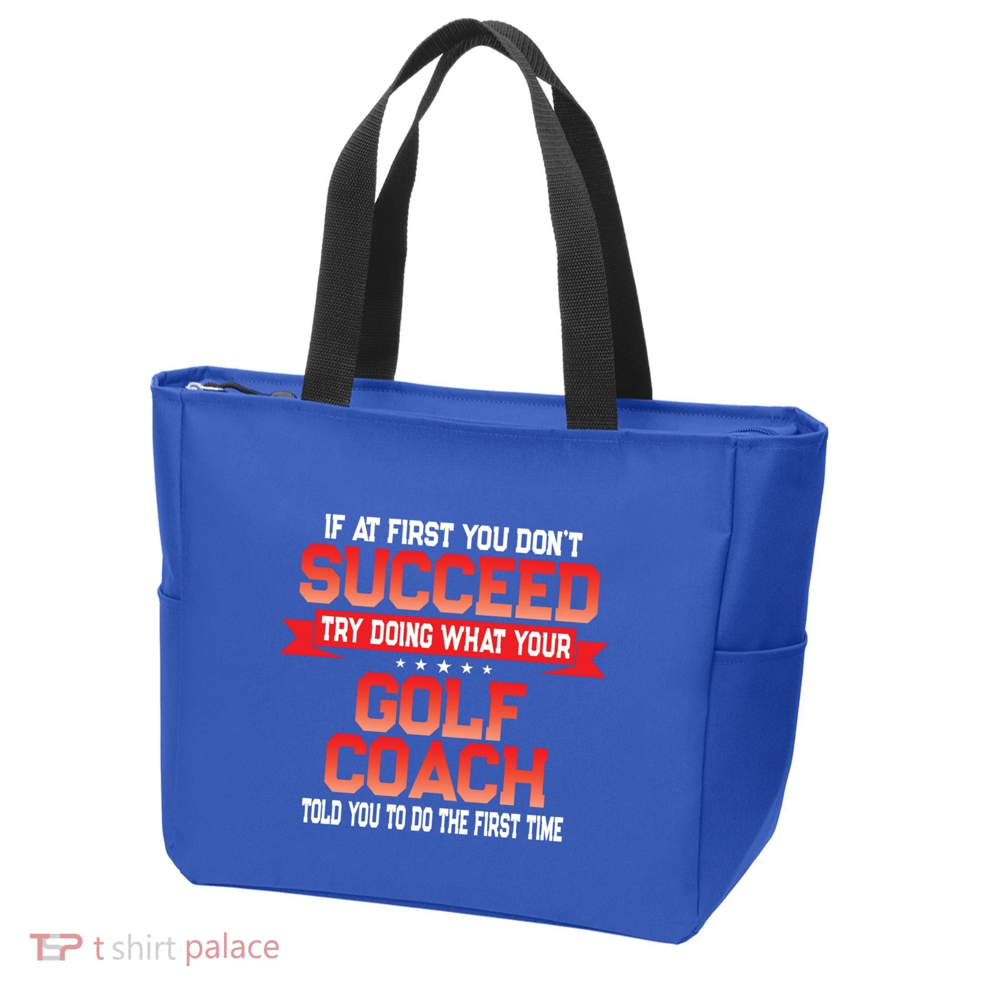 Fun Golf Coach Gift Funny Golfing Coaches Quote Great Gift Tote Bag