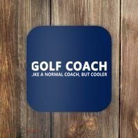 Funny Golf Coach Definition Golf Coach Coaster thumb 0