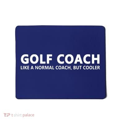 Funny Golf Coach Definition Golf Coach Mousepad