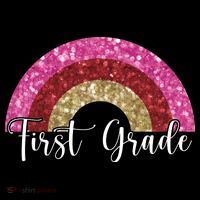 First Grade Cute Rainbow Back To School Backpack thumb 2