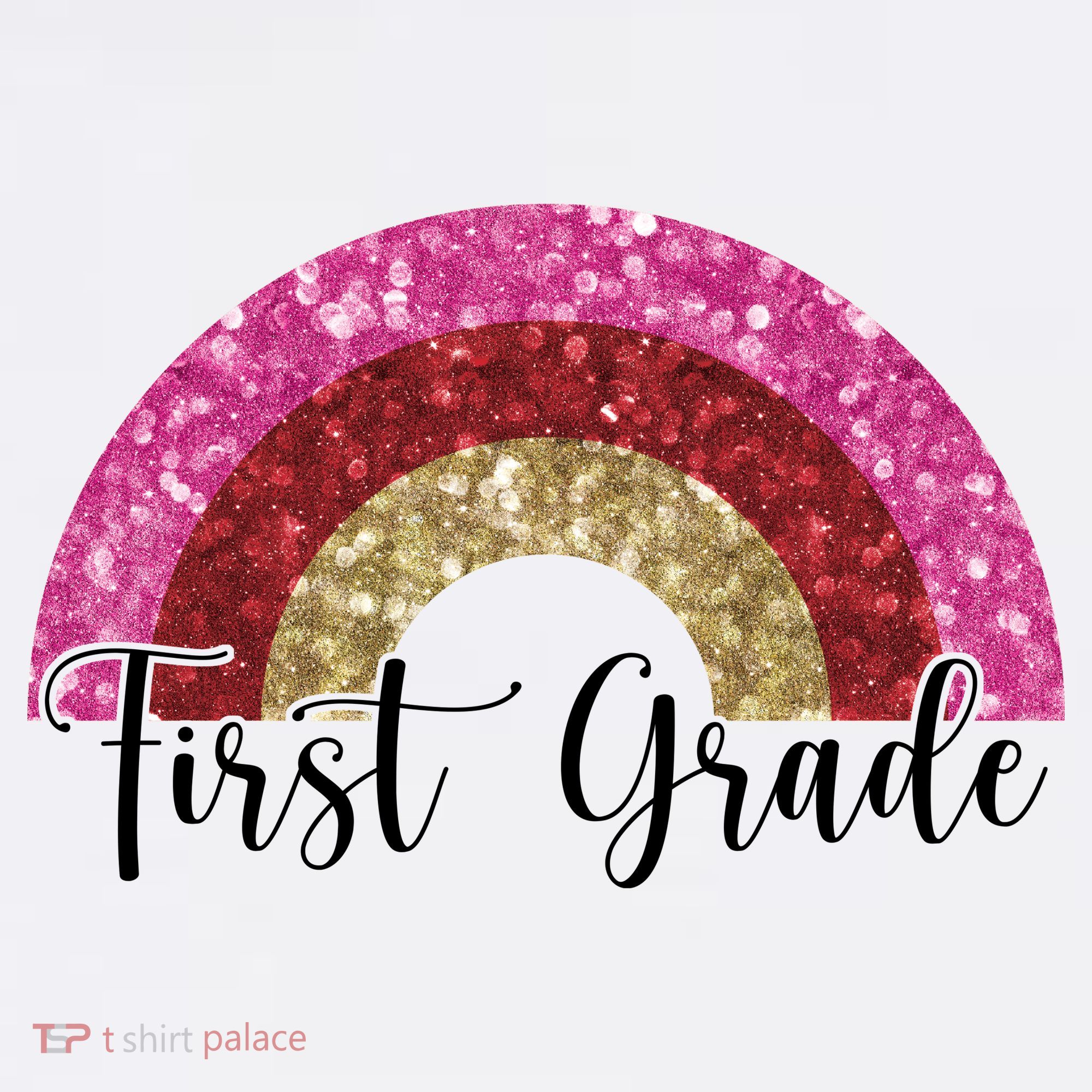 First Grade Cute Rainbow Back To School Comfort Colors Garment-Dyed Hooded Sweatshirt