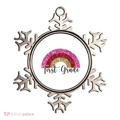 First Grade Cute Rainbow Back To School Ornament