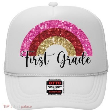 First Grade Cute Rainbow Back To School Hat