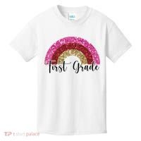 First Grade Cute Rainbow Back To School Kids T-Shirt thumb 0