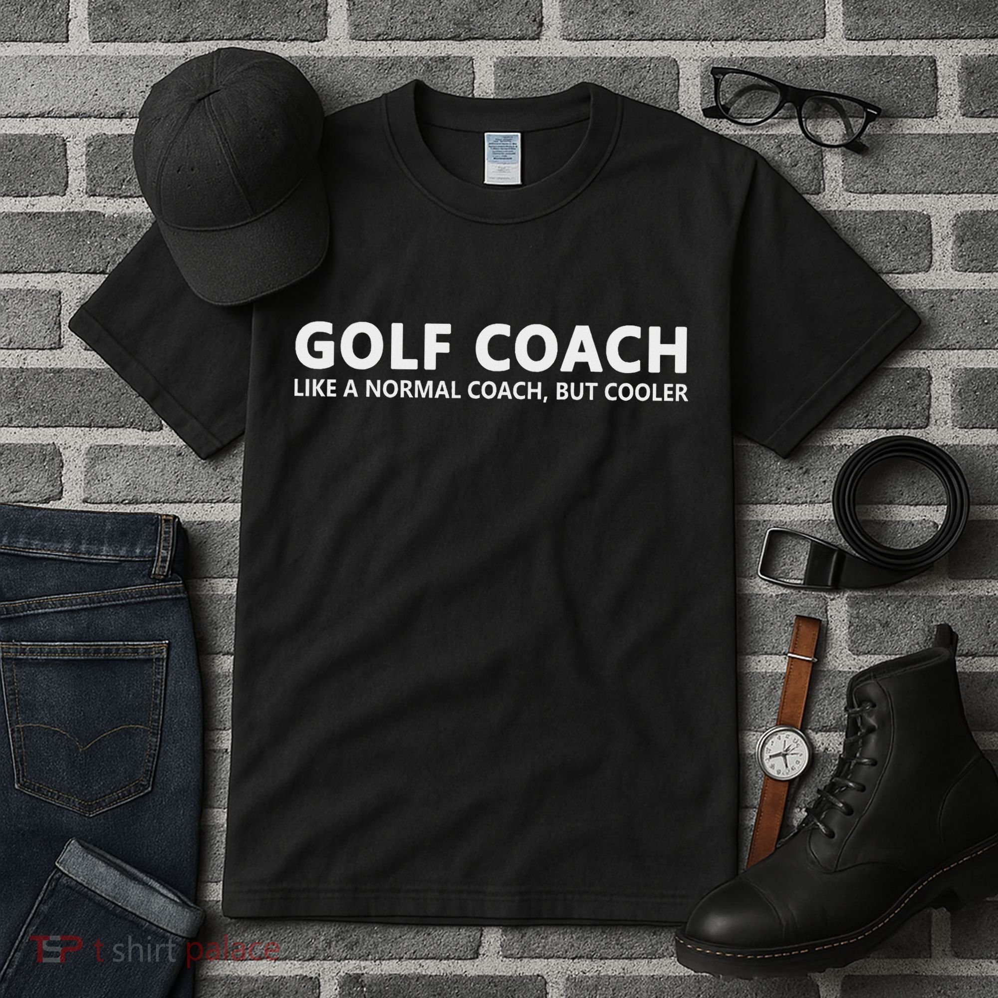 Funny Golf Coach Definition Golf Coach Tall T-Shirt