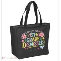 First Grade Class Dismissed End Year Humor Tote Bag thumb 2