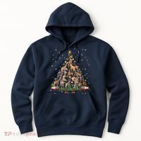 Funny Giraffe Christmas Tree Ornament Decor Cute Hoodie thumb 0
