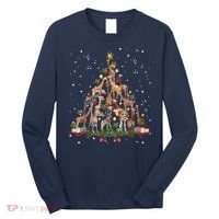 Funny Giraffe Christmas Tree Ornament Decor Cute Long Sleeve Shirt thumb 0