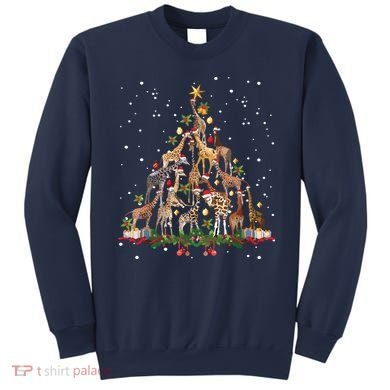Funny Giraffe Christmas Tree Ornament Decor Cute Sweatshirt