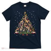 Funny Giraffe Christmas Tree Ornament Decor Cute T-Shirt thumb 0