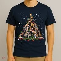 Funny Giraffe Christmas Tree Ornament Decor Cute T-Shirt thumb 3