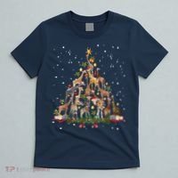 Funny Giraffe Christmas Tree Ornament Decor Cute T-Shirt thumb 5