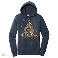 Funny Giraffe Christmas Tree Ornament Decor Cute Women's Hoodie thumb 0