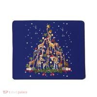 Funny Giraffe Christmas Tree Ornament Decor Cute Mousepad thumb 0