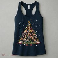 Funny Giraffe Christmas Tree Ornament Decor Cute Women's Tank Top thumb 3