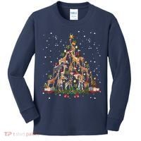 Funny Giraffe Christmas Tree Ornament Decor Cute Kids Long Sleeve Shirt thumb 0