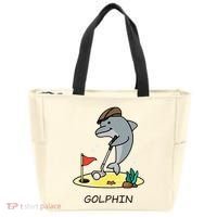 Funny GolphinS Cool Dolphin Quote Golf Tote Bag thumb 0