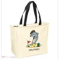 Funny GolphinS Cool Dolphin Quote Golf Tote Bag thumb 2