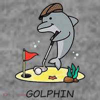 Funny GolphinS Cool Dolphin Quote Golf Toddler Hoodie thumb 2