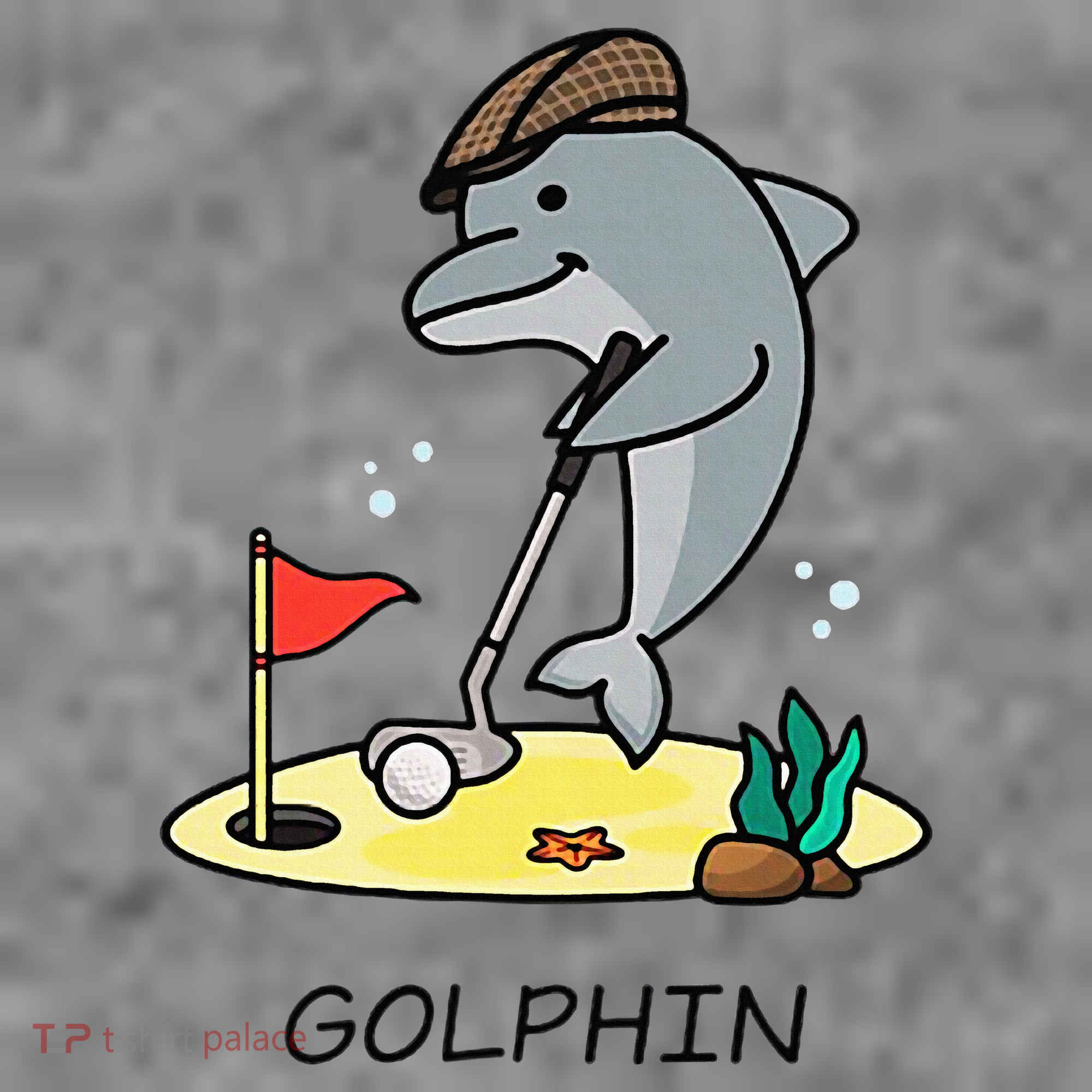 Funny GolphinS Cool Dolphin Quote Golf Toddler Hoodie