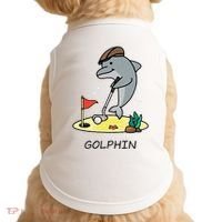 Funny GolphinS Cool Dolphin Quote Golf Doggie Tank thumb 0