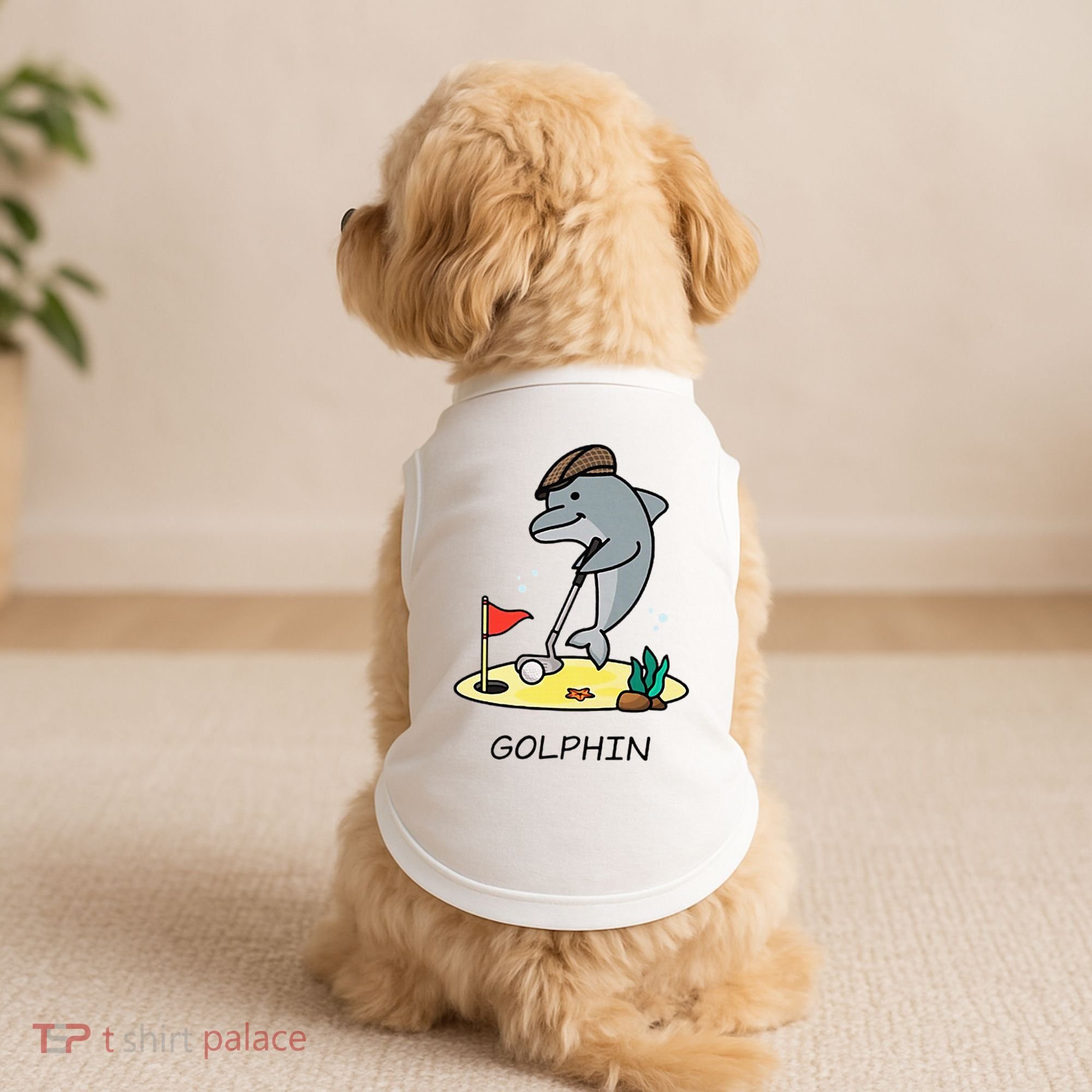 Funny GolphinS Cool Dolphin Quote Golf Doggie Tank