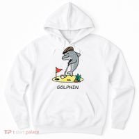 Funny GolphinS Cool Dolphin Quote Golf Hoodie thumb 0