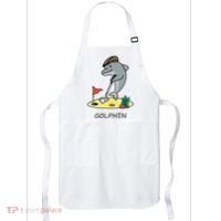 Funny GolphinS Cool Dolphin Quote Golf Apron thumb 0