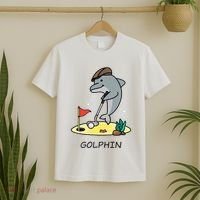 Funny GolphinS Cool Dolphin Quote Golf T-Shirt thumb 2