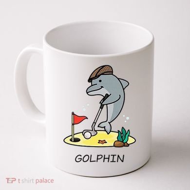 Funny GolphinS Cool Dolphin Quote Golf Coffee Mug