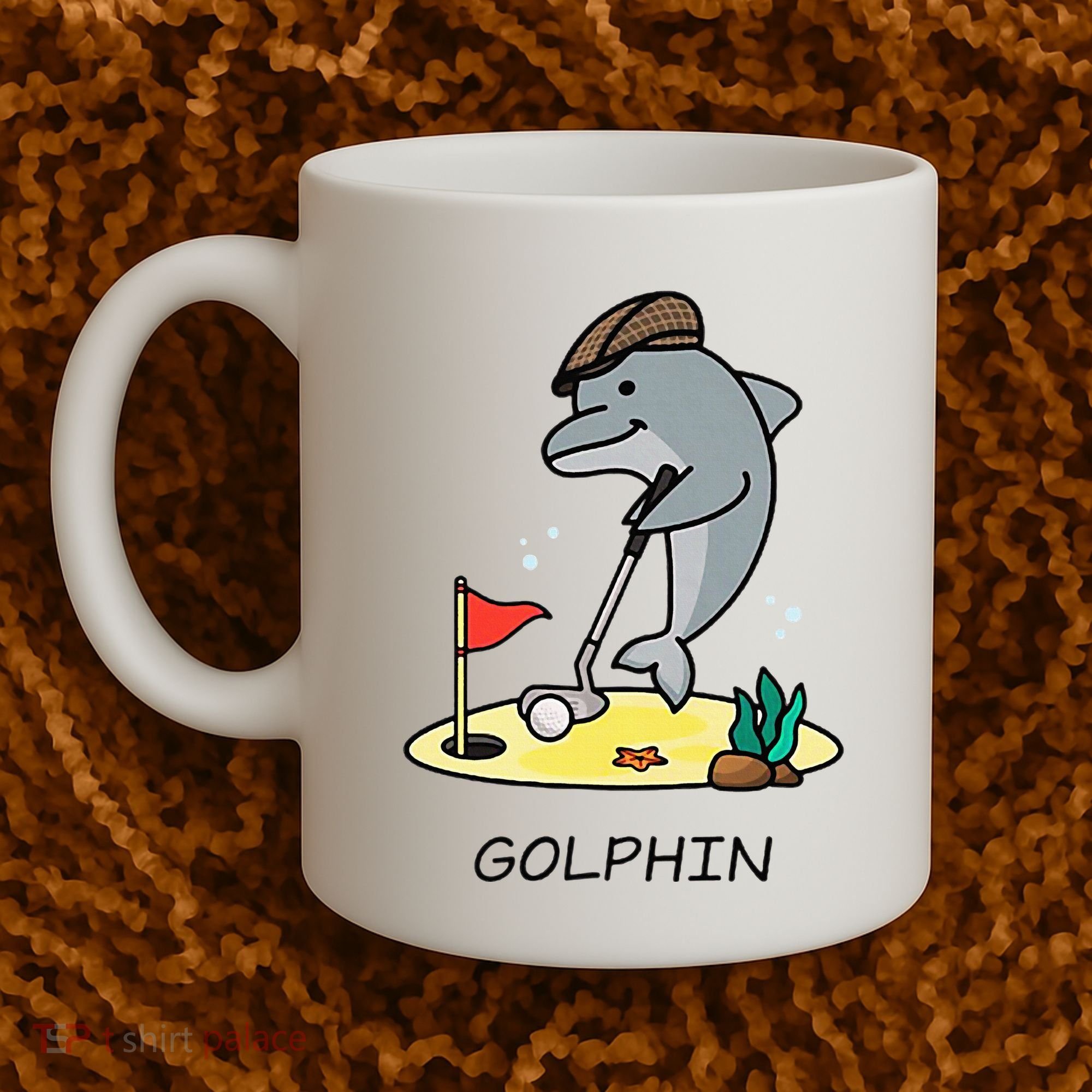 Funny GolphinS Cool Dolphin Quote Golf Coffee Mug