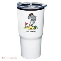Funny GolphinS Cool Dolphin Quote Golf Tumbler thumb 0