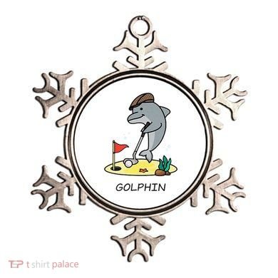 Funny GolphinS Cool Dolphin Quote Golf Ornament