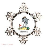 Funny GolphinS Cool Dolphin Quote Golf Ornament thumb 0