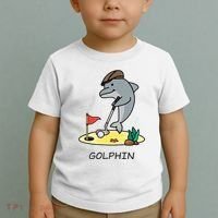 Funny GolphinS Cool Dolphin Quote Golf Toddler T-Shirt thumb 2