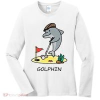 Funny GolphinS Cool Dolphin Quote Golf Women's Long Sleeve Shirt thumb 0