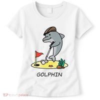 Funny GolphinS Cool Dolphin Quote Golf Women's T-Shirt thumb 0