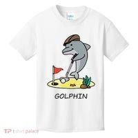 Funny GolphinS Cool Dolphin Quote Golf Kids T-Shirt thumb 0