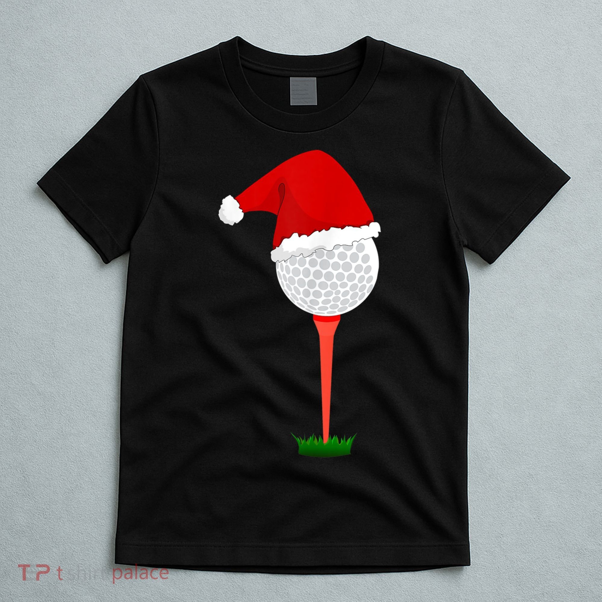 Funny Golfing Christmas Holiday Golf Ball T-Shirt