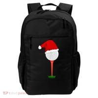 Funny Golfing Christmas Holiday Golf Ball Backpack thumb 0