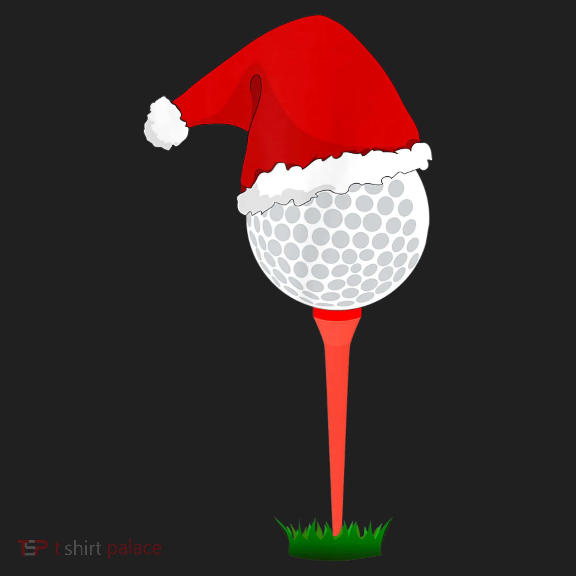 Funny Golfing Christmas Holiday Golf Ball Beanie
